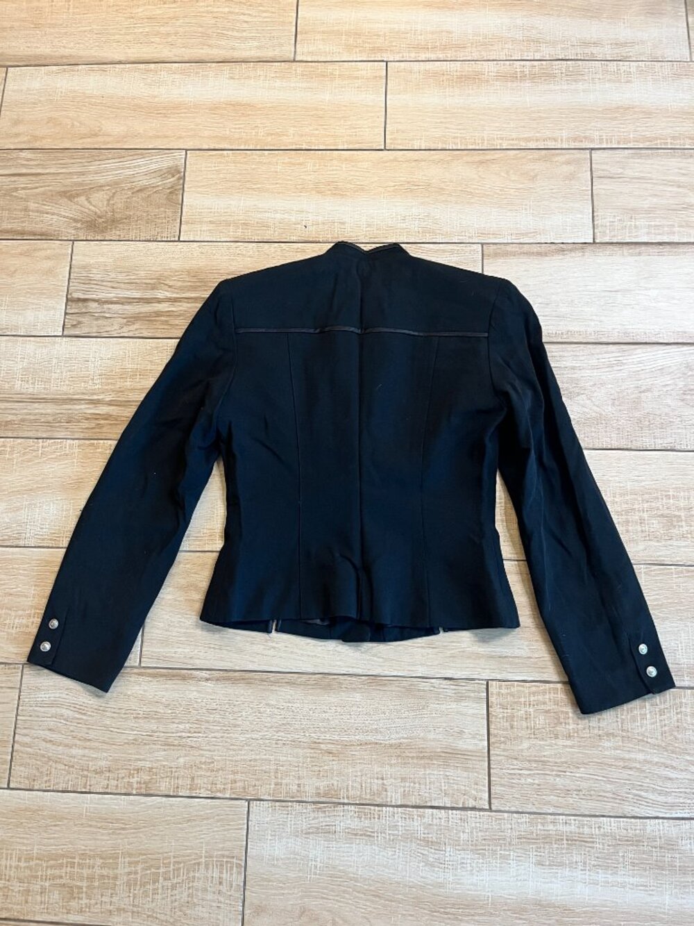 Womens Vintage Platinum by Dorothy Schoelen Black Blazer - 4 - Picture 5 of 7